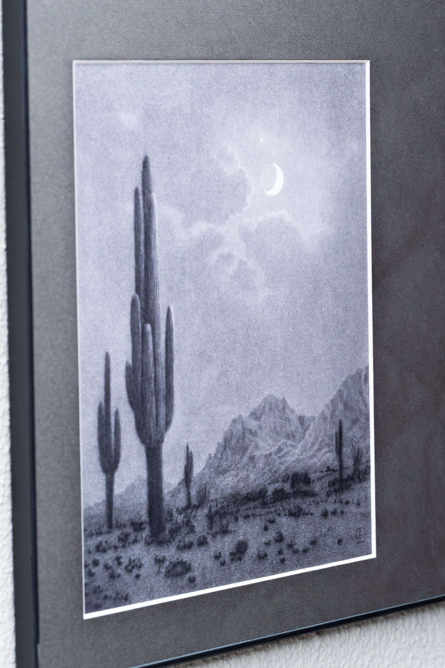 George Elbert Burr – New Moon and Evening Star