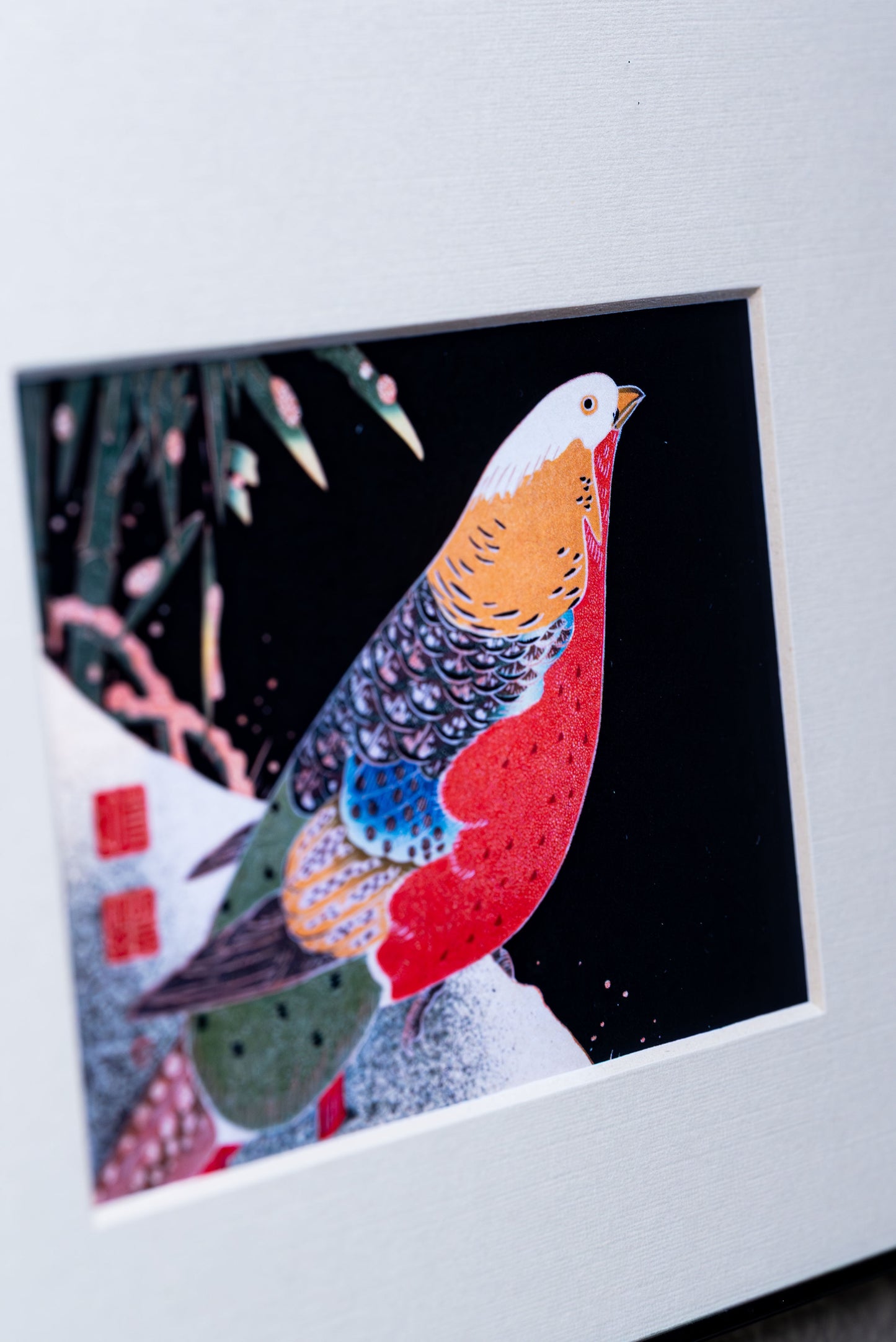 Itō Jakuchū – Golden Pheasant in the Snow