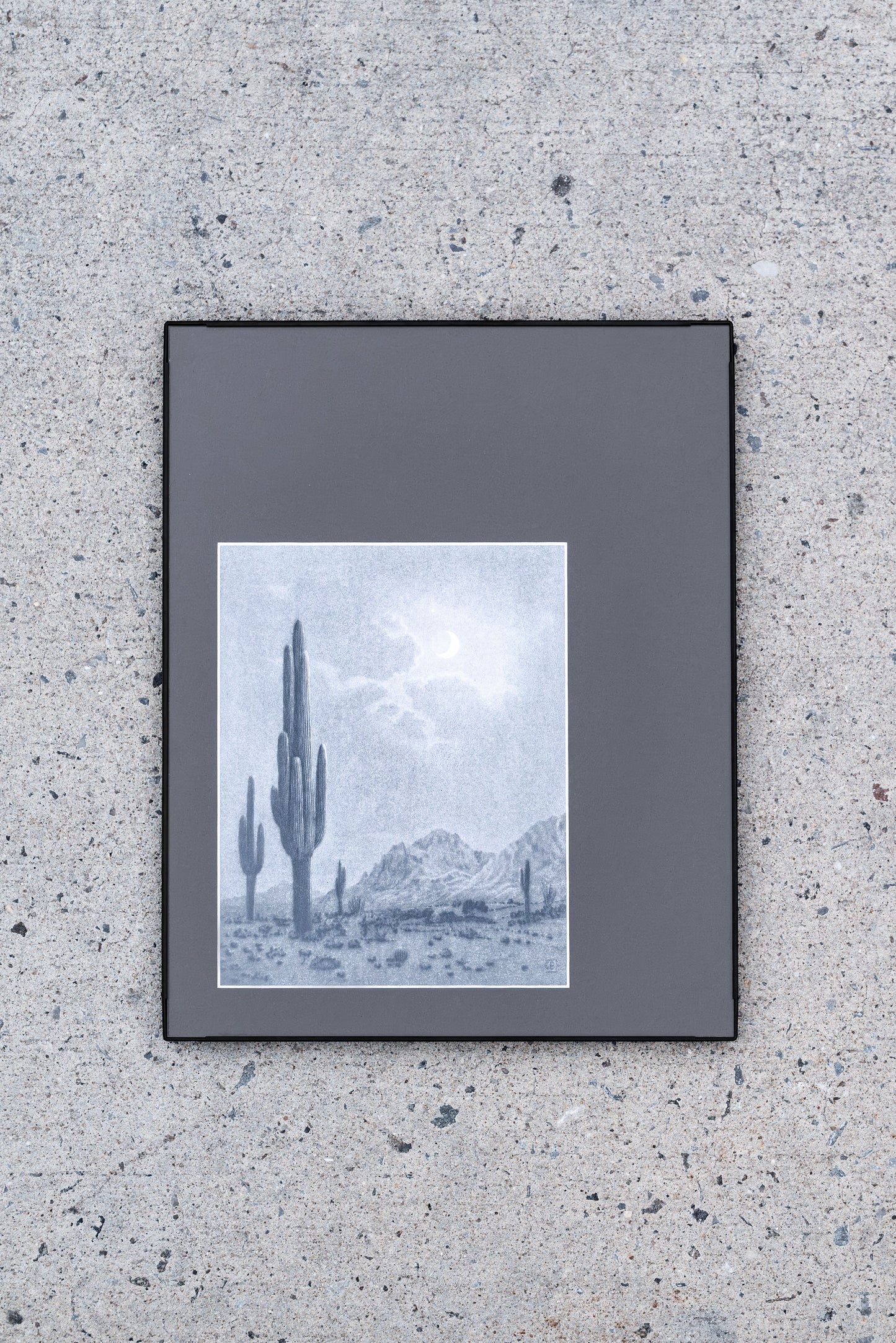 George Elbert Burr – New Moon and Evening Star