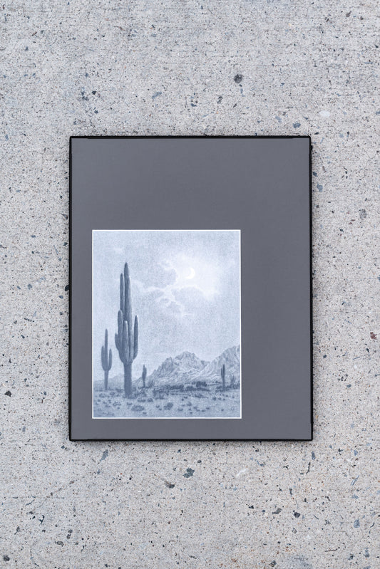 George Elbert Burr – New Moon and Evening Star