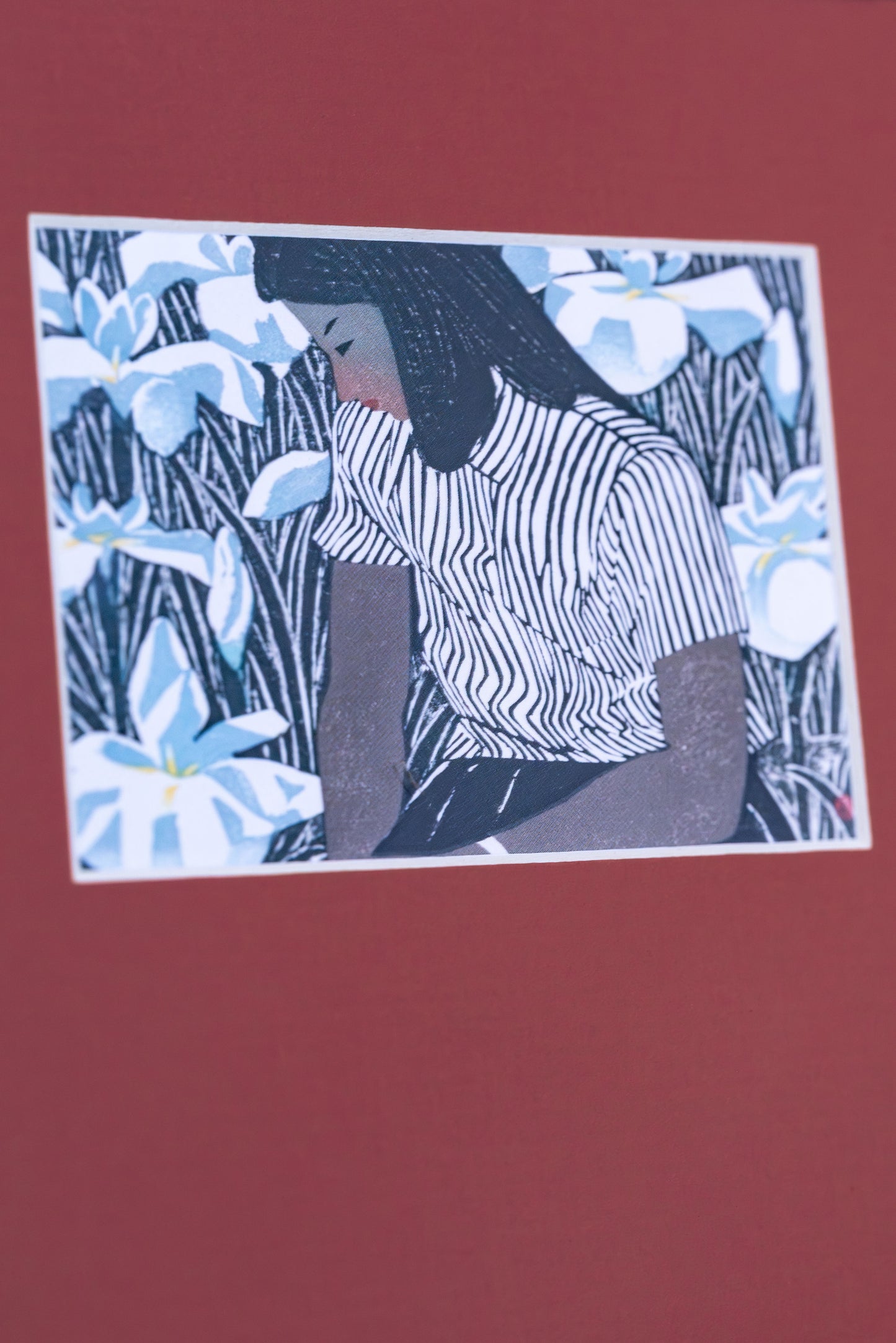 Hashimoto Okiie – Young Girl and Iris