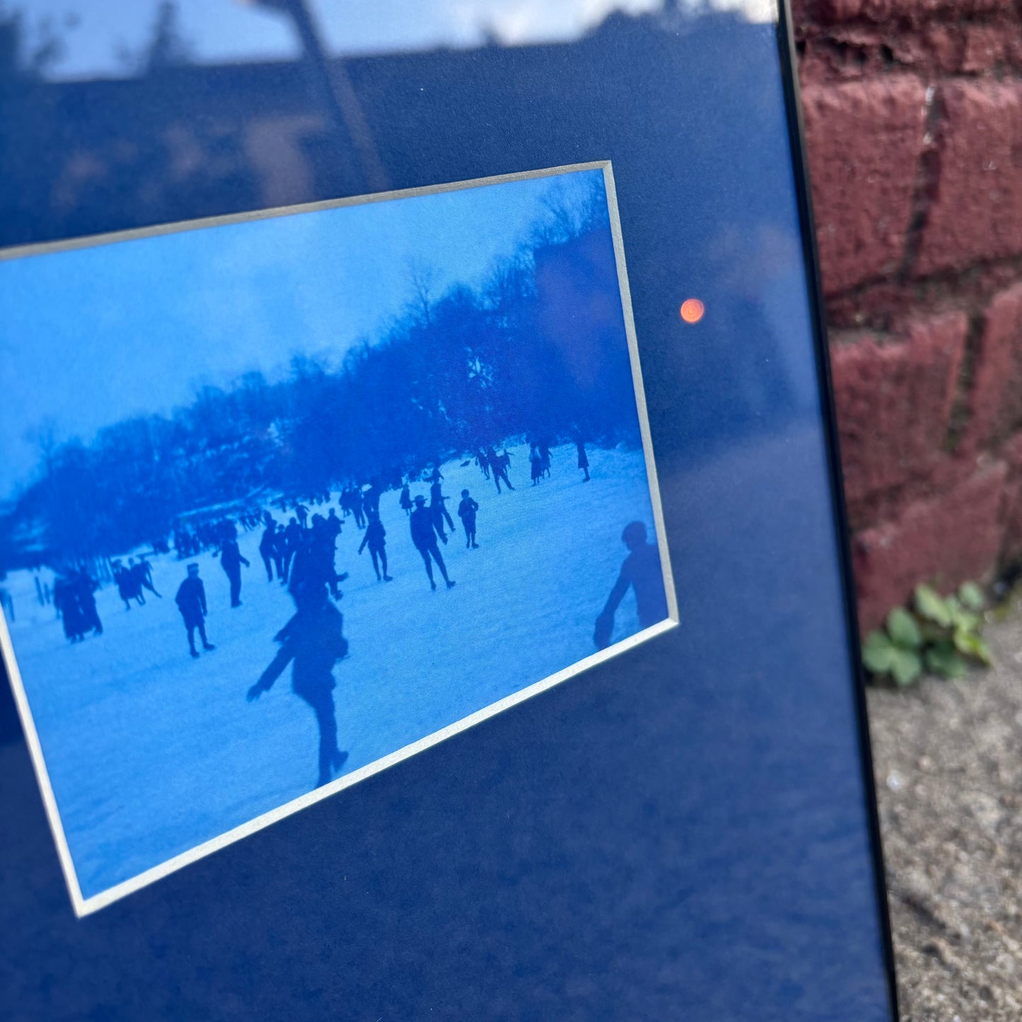 8"x10" Ice-Skating at Rock Creek