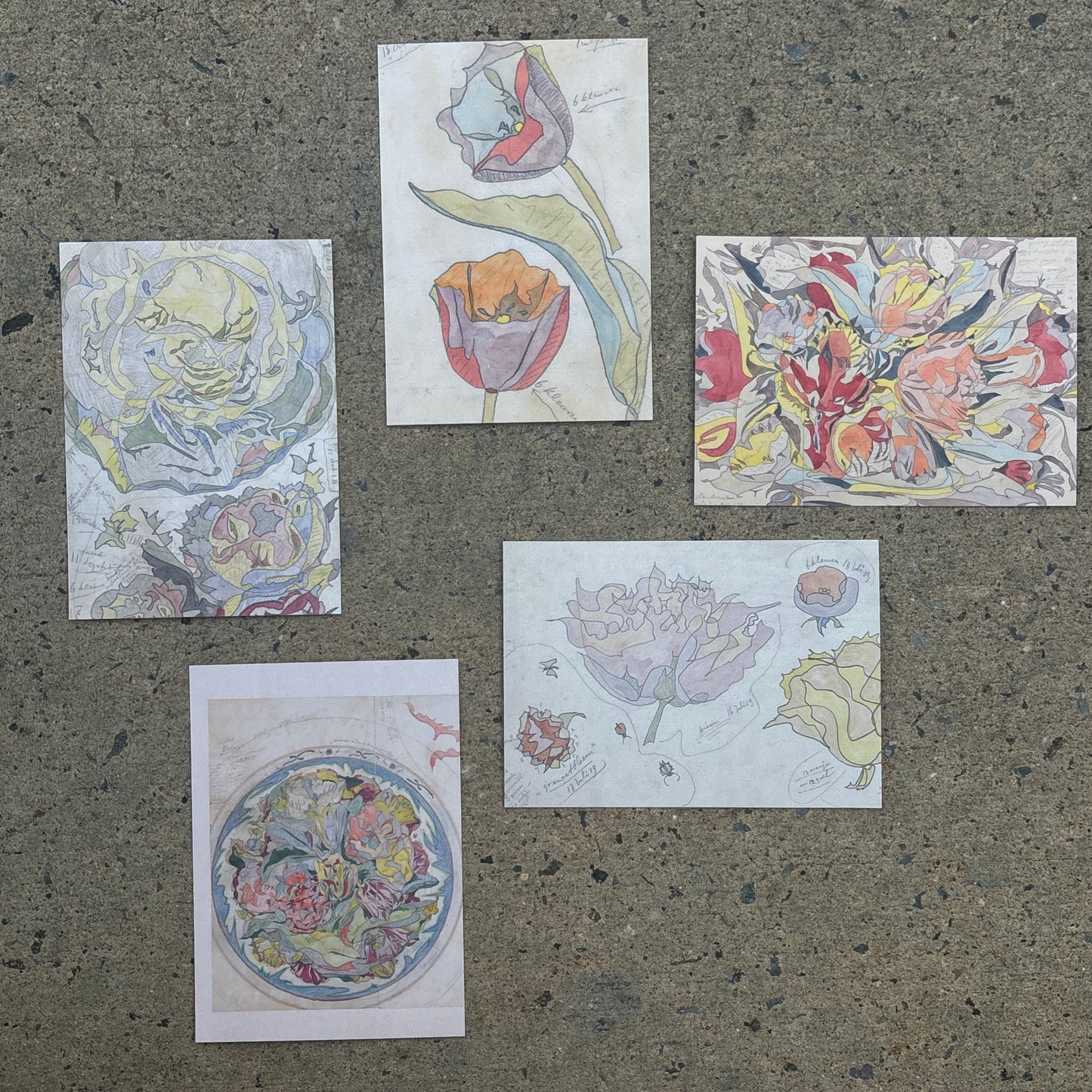 5"x7" Art Postcard Set: Theo Colenbrander