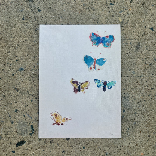 5"x7" Art Postcard Set: Animal Friends