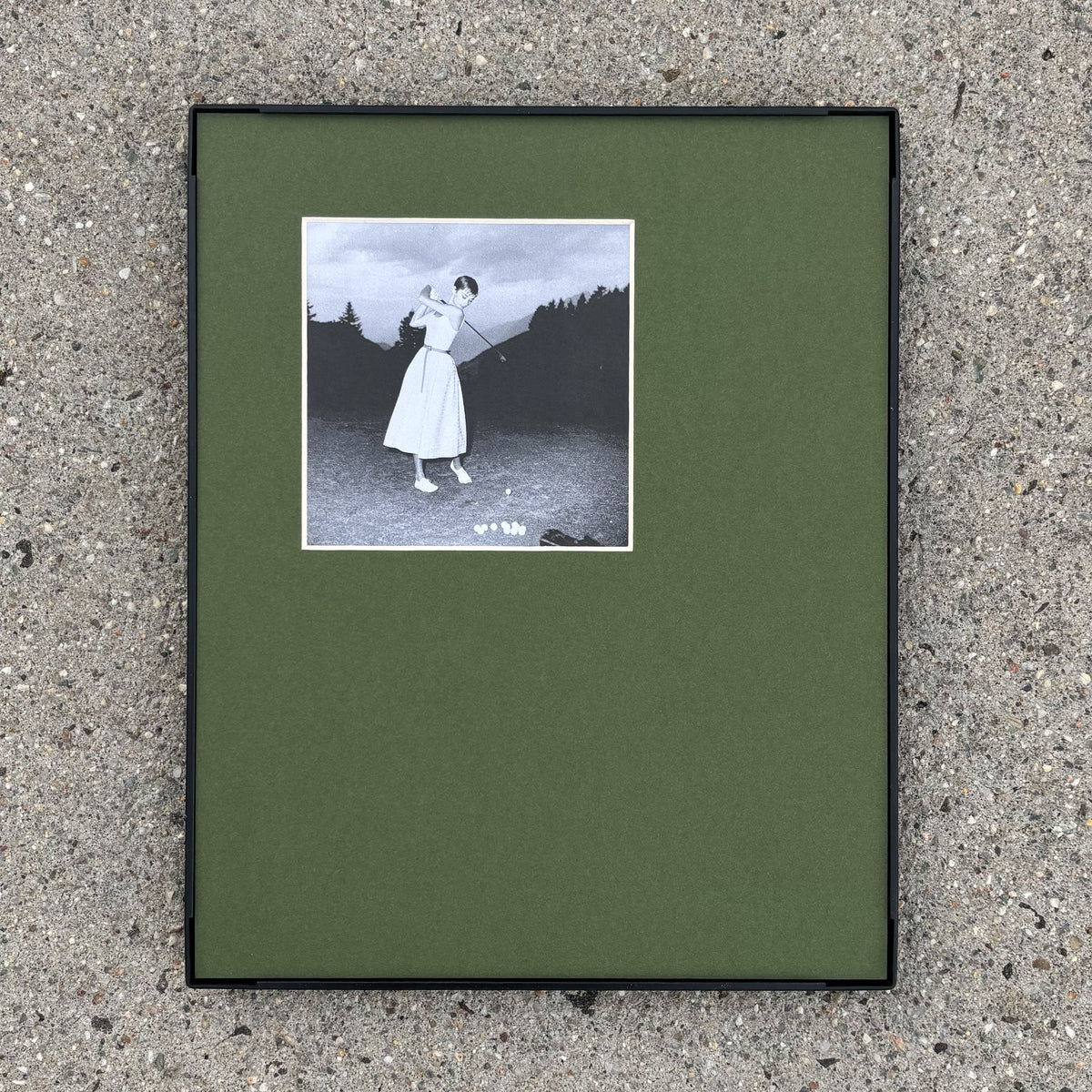 8"x10" Hans Gerber – Audrey Hepburn on the Bürgenstock