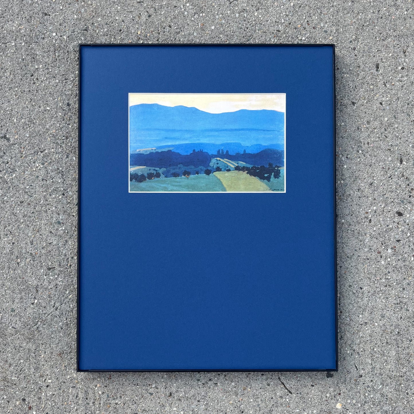 11"x14" Félix Vallotton – Jura Mountains Landscape