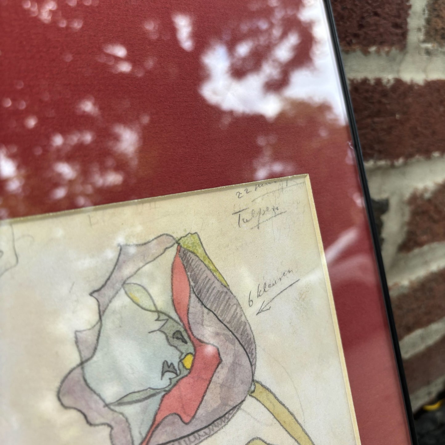 11"x14" Theo Colenbrander – Tulpen Pencil & Watercolor Print